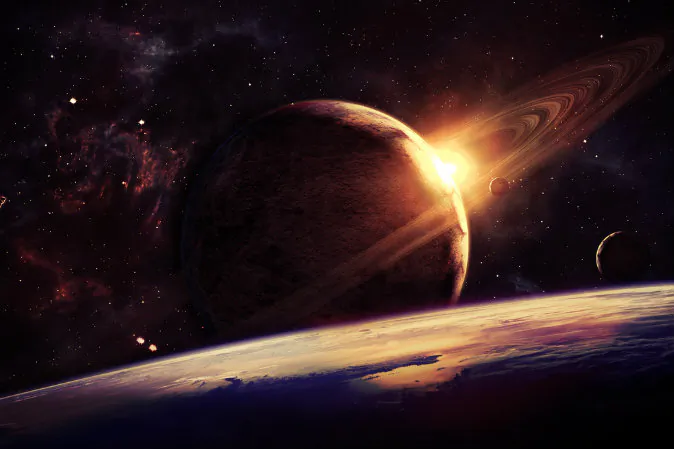 A concept image of planets. (Shutterstock*)