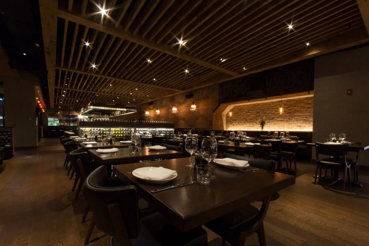 The dining room at BV's Grill. (Courtesy of BV’s Grill)
