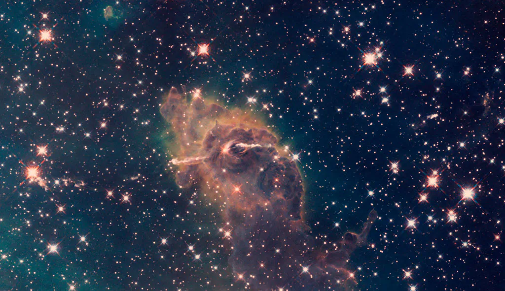 Dust that didn’t become a star. (NASA/Hubble Telescope)