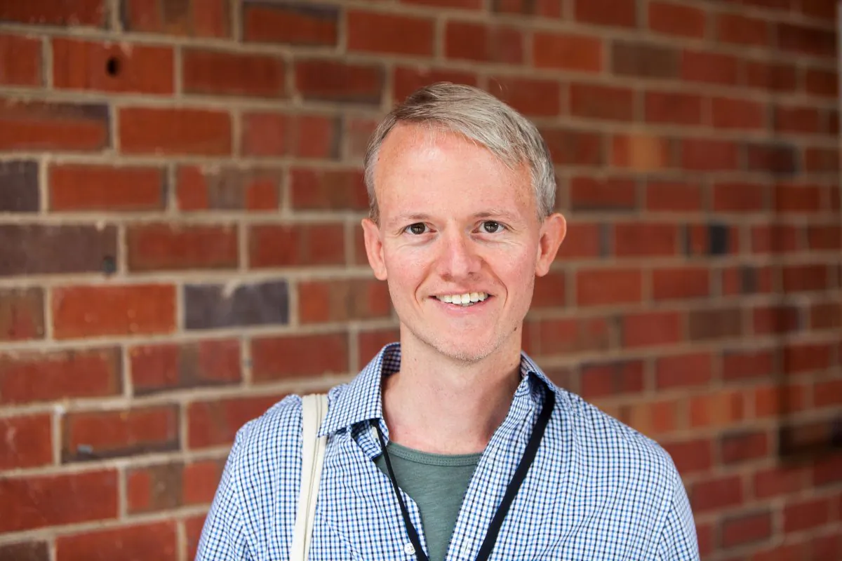 Future teacher Glenn Peters at a prekindergarten teacher training at the Brooklyn College, Aug. 19, 2014. (Petr Svab/Epoch Times)