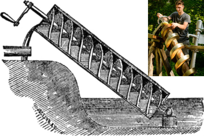 ancient archimedes screw