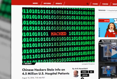 Chinese Hackers Steal 4.5M U.S. Hospital Patient Records (Video)