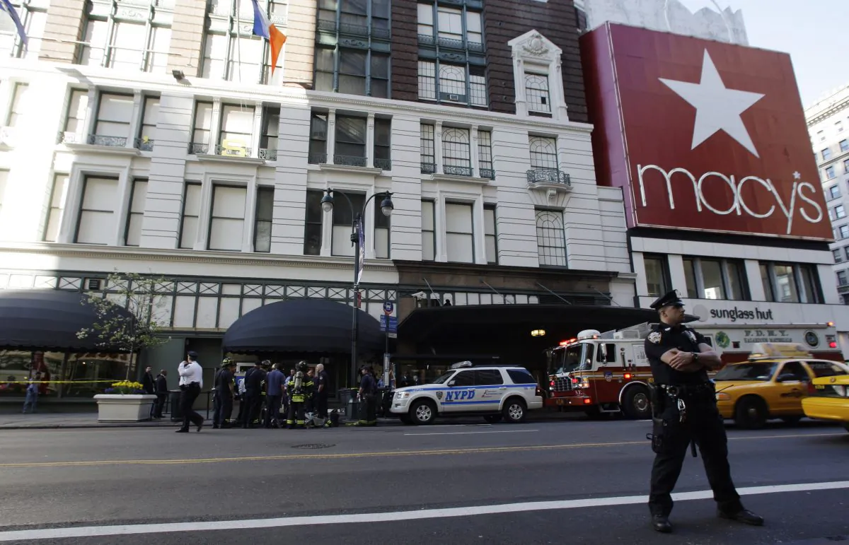 The Macy's store in Herald Square in Manhattan, New York, on April 4, 2012. (AP Photo/Frank Franklin II)