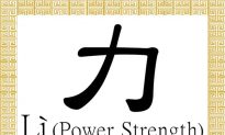 Chinese Character for Power, Strength: Lì (力)
