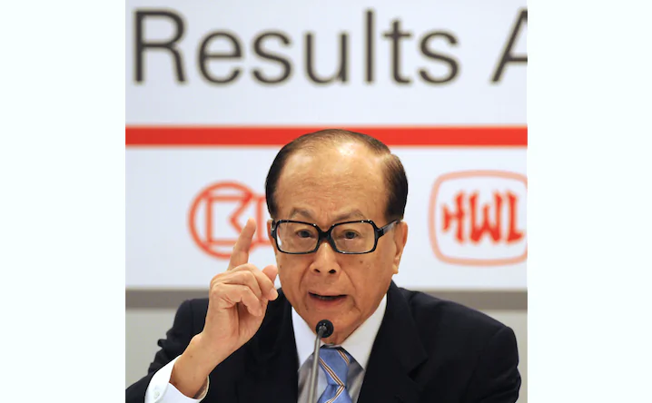 Li Ka-shing, chairman of Cheung Kong Holdings Ltd., speaks at a press conference in Hong Kong, on March 29, 2012. (Antony Dickson/AFP/Getty Images)