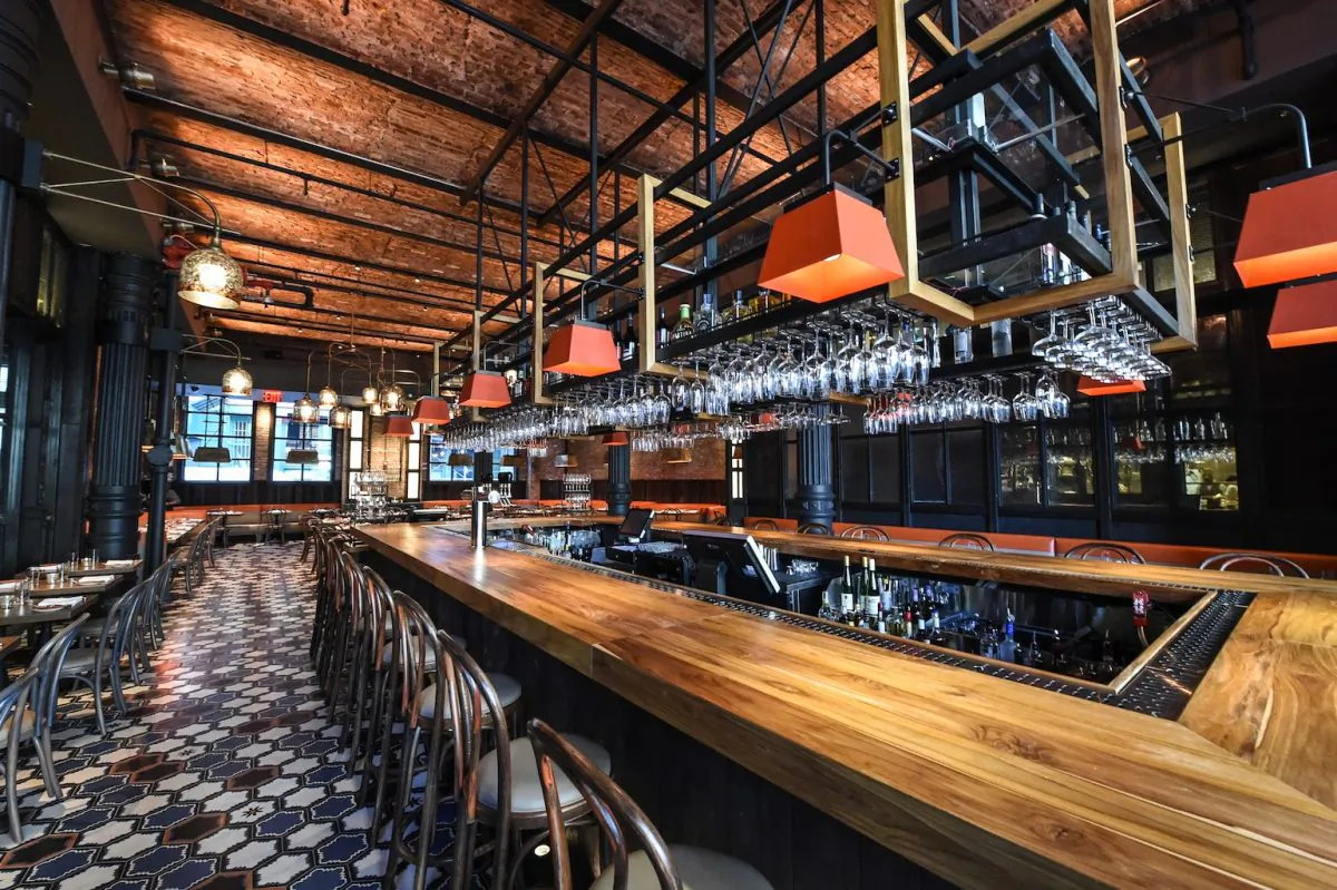 Gato, Bobby Flay's latest New York restaurant. (Courtesy of Daniel Krieger).