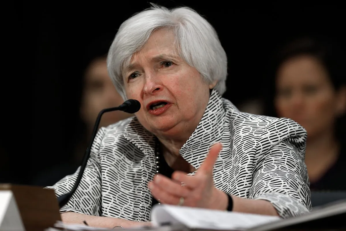 Federal Reserve Board Chairwoman Janet Yellen testifies before the Senate Banking, Housing and Urban Affairs Committee July 15, 2014 in Washington, DC. (Win McNamee/Getty Images)