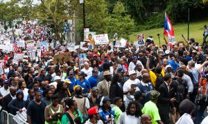 Following Ferguson Protests, Calls to End Racial Profiling at NYC Eric Garner March