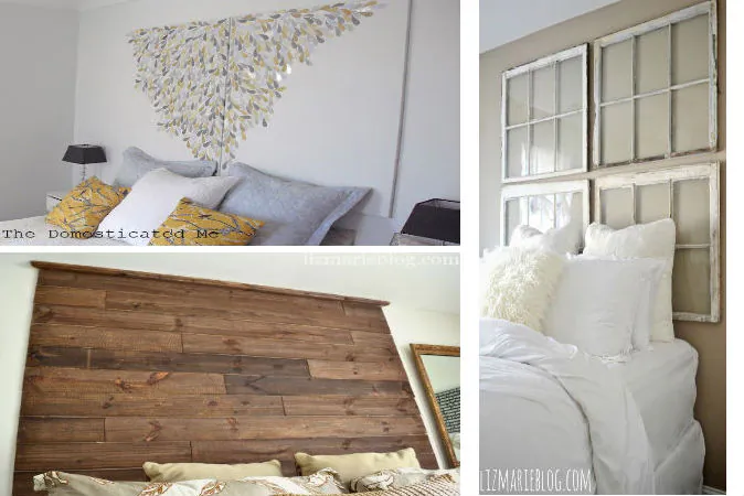 Revamp your bedroom easily with these creative DIY headboard designs.