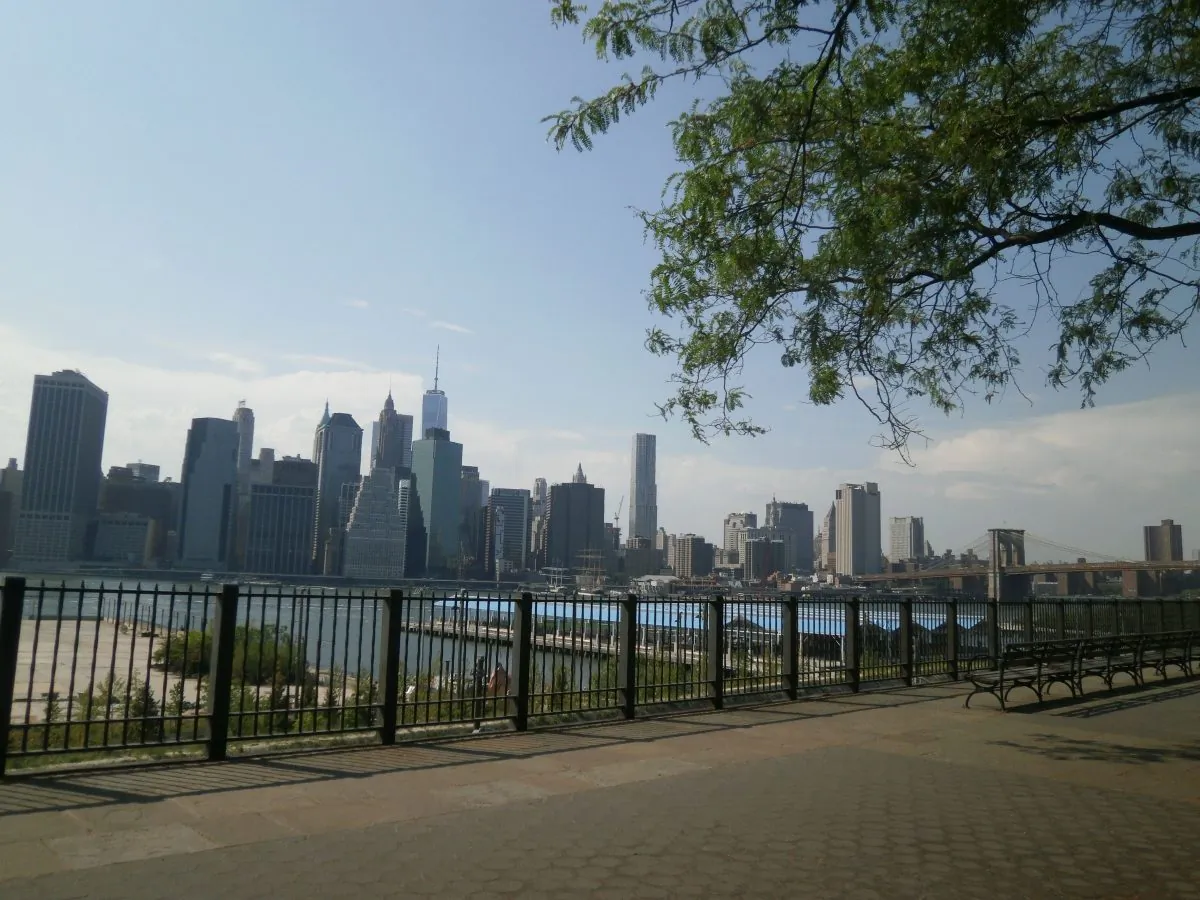 The view from Brooklyn Heights Promenade in New York. (Mitchell Jordan)