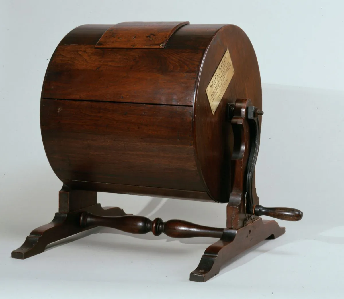 Draft wheel (the only to survive New York City's Civil War Draft Riots), 1863. (New York Historical Society)