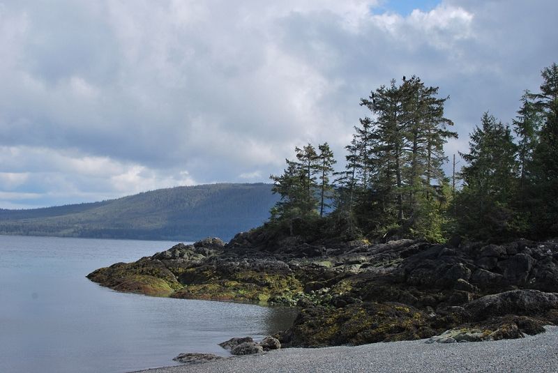 View outside the Haida Heritage Centre (Karen Neoh, MyDestination.com)