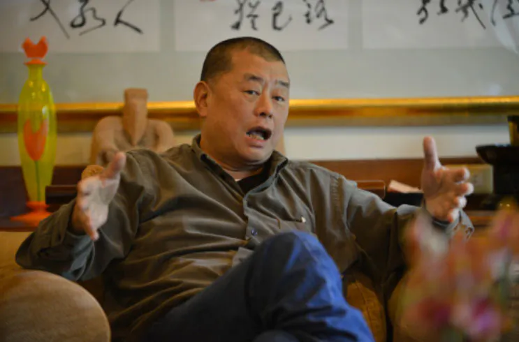 Jimmy Lai, a Hong Kong media tycoon and founder of Next Media. Lai's house in Hong Kong was searched by the Independent Commission Against Corruption on Aug. 28, 2014. (Screenshot/Apple Daily)