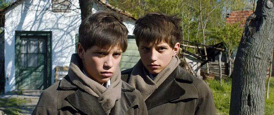László Gyémánt and András Gyémánt as Hungarian child refugees in “The Notebook.” (Christian Berger/Sony Pictures Classics)