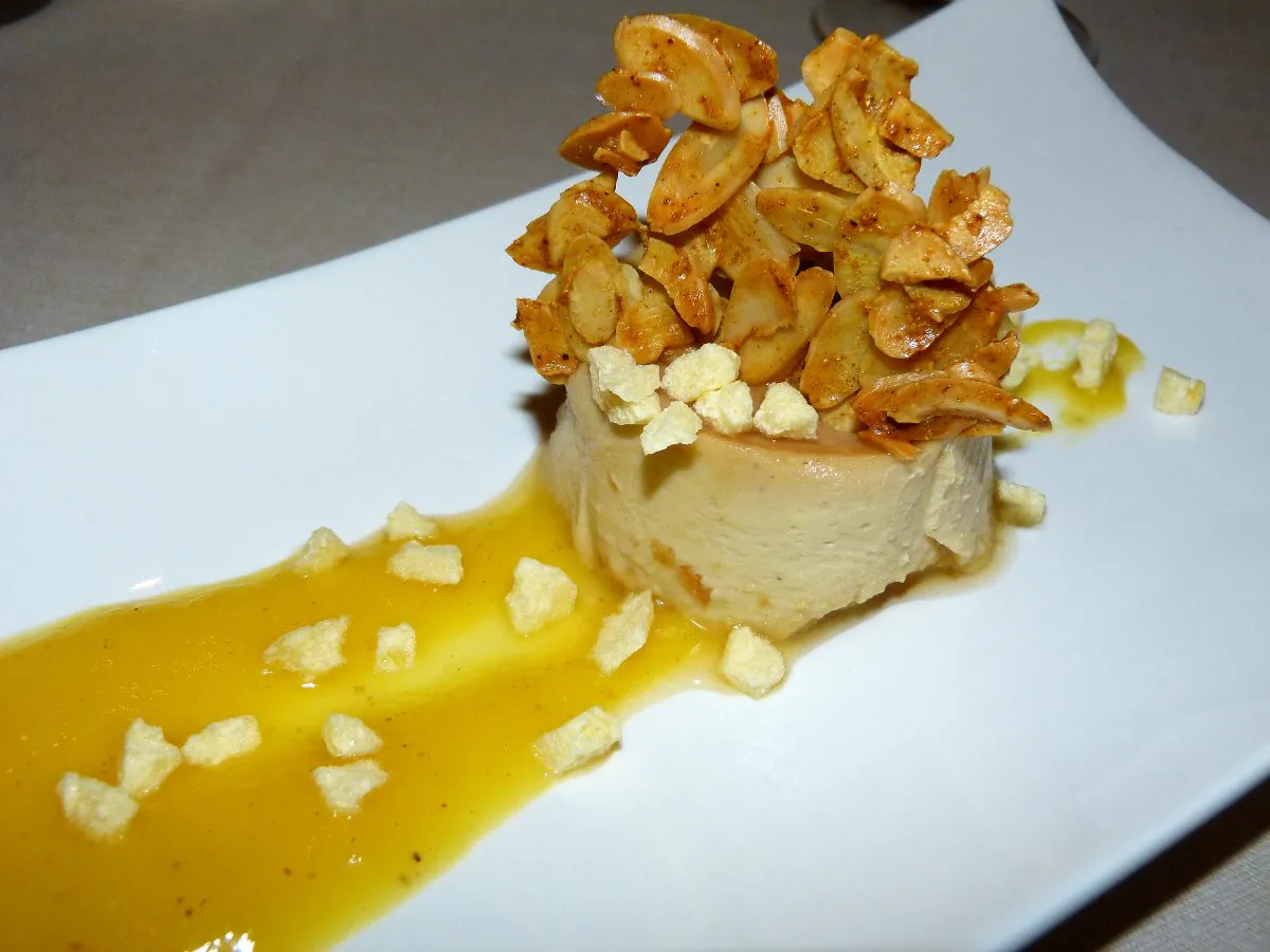 Flan of foie gras. (Manos Angelakis)