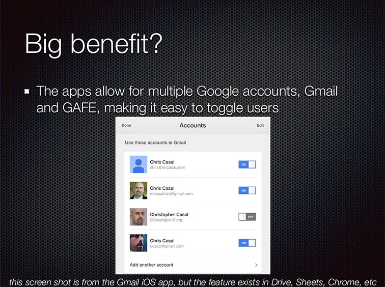Google on ipad