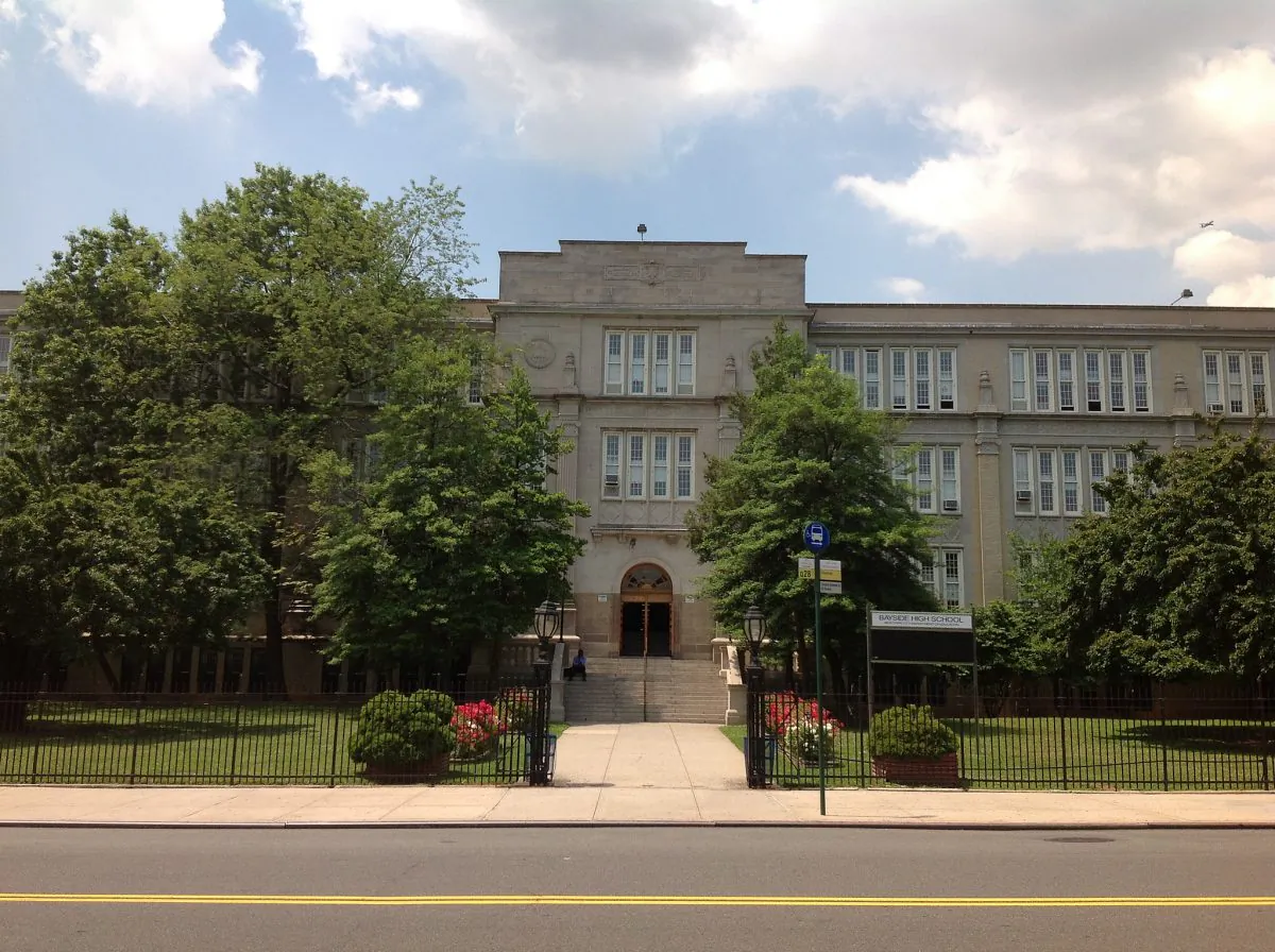 Bayside High School. (New York City Department of Environmental Protection)