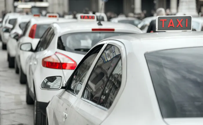 A row of Italian taxis. Two drivers have been arrested in Germany, charged with aiding illegal immigrants. (Shutterstock*)