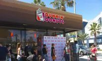 Californians Line Up for Dunkin’ Donuts