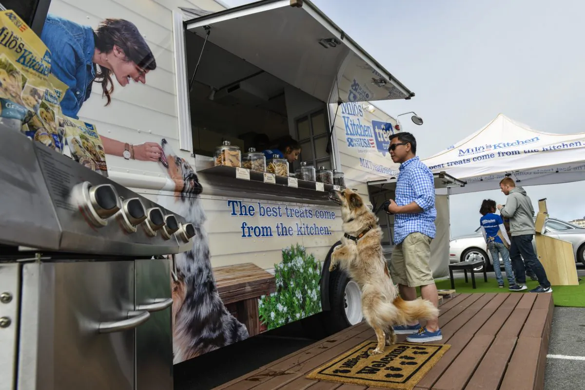 A dog treat truck is rolling into town.
(Eli Zaturanski)