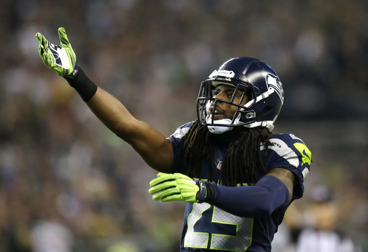 Seattle Seahawks cornerback Richard Sherman was a wide receiver at Stanford before becoming the steal of the 2011 NFL Draft. (AP Photo/Scott Eklund)