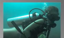 Watch: Soldier Back From Afghanistan Early Surprises Wife in Scuba Gear