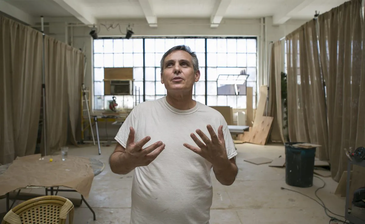 Jacques Rosas at Shop Studios in Manhattan on Sept. 4, 2014. (Samira Bouaou/Epoch Times)