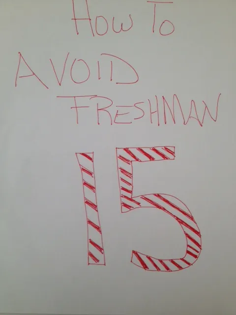 It is better to stick with fresh, whole foods for your dorm room healthy eats to avoid the “Freshman 15”.