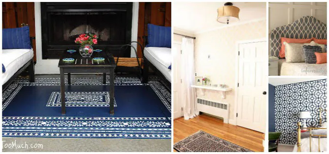 These 10 Stenciled Makeover Projects Will Help You Transform Your Home