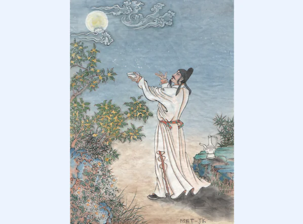 “May human beings be blessed with longevity! Although a thousand miles apart, all can share the moon’s beauty together.” These lines from Su Shi, a poet from the Song Dynasty, have been widely used during the Mid-Autumn Festival. (Jane Ku/Epoch Times)