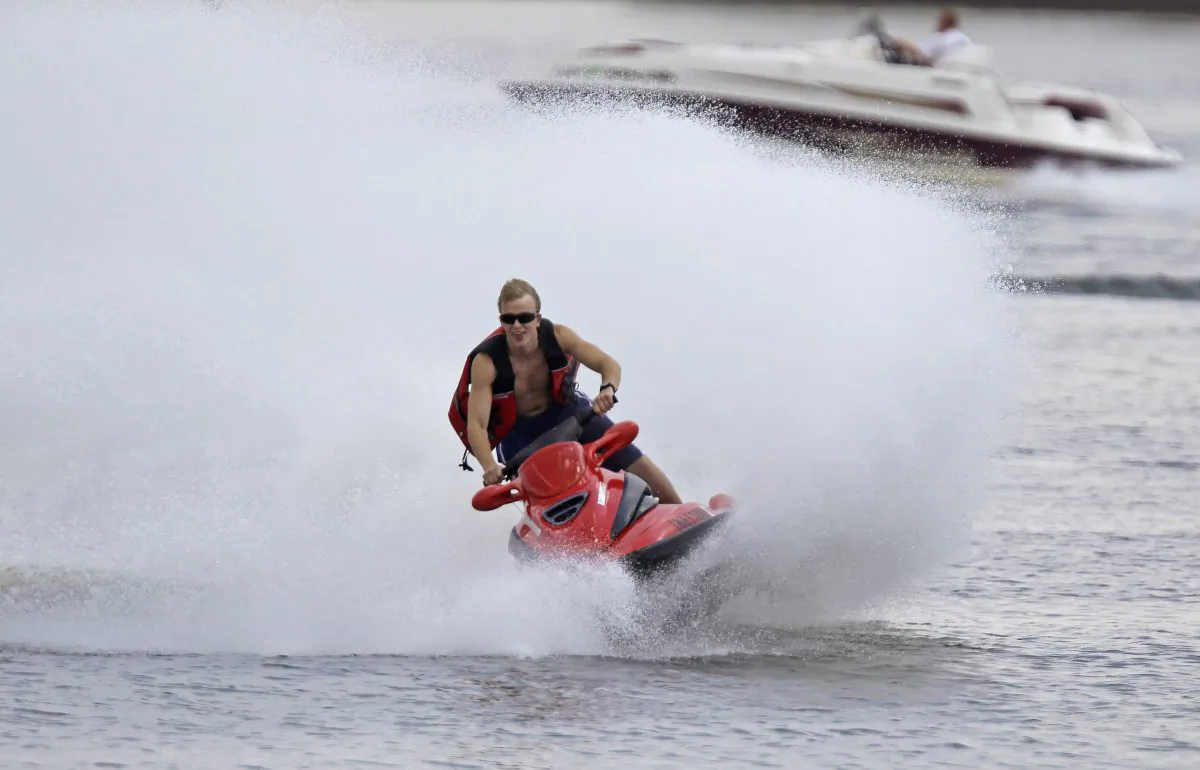 Jet Ski accidents carry the highest risk of injury among all powered watercraft. (AP Photo/Michael Conroy)