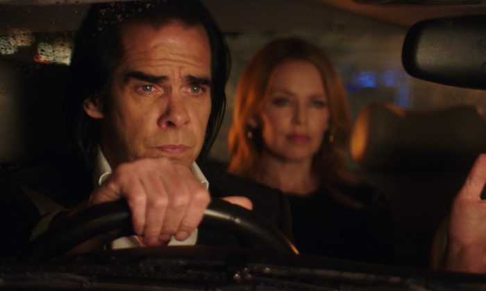 Nick Cave and Kylie Minogue reunite in “20,000 Days on Earth,” a documentary. (Courtesy of Drafthouse Films)
