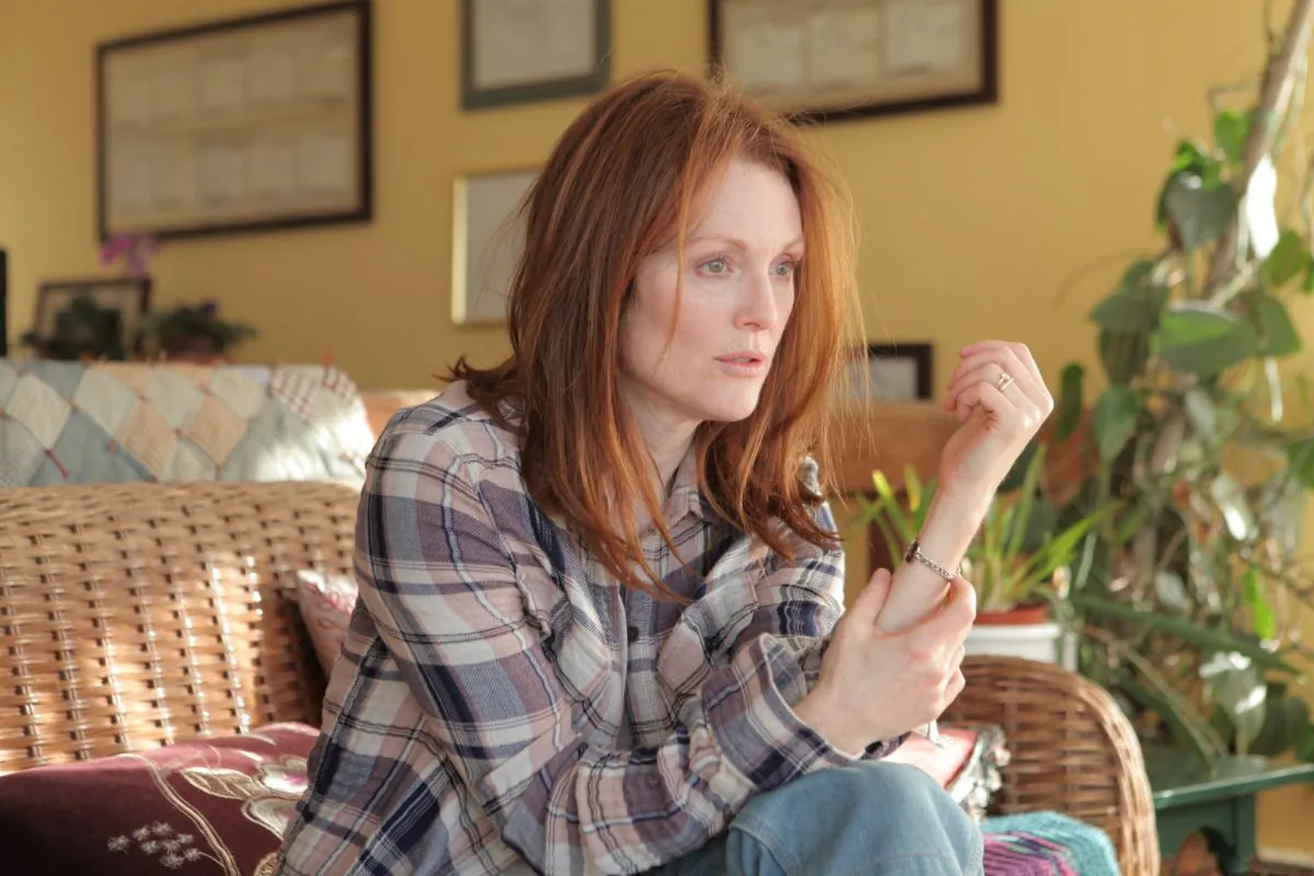Julianne Moore's heartbreaking portrayal of Columbia linguistics professor Dr. Alice Howland captures the devastating impact of Alzheimer's disease but moves beyond being depressing. (Courtesy TIFF)