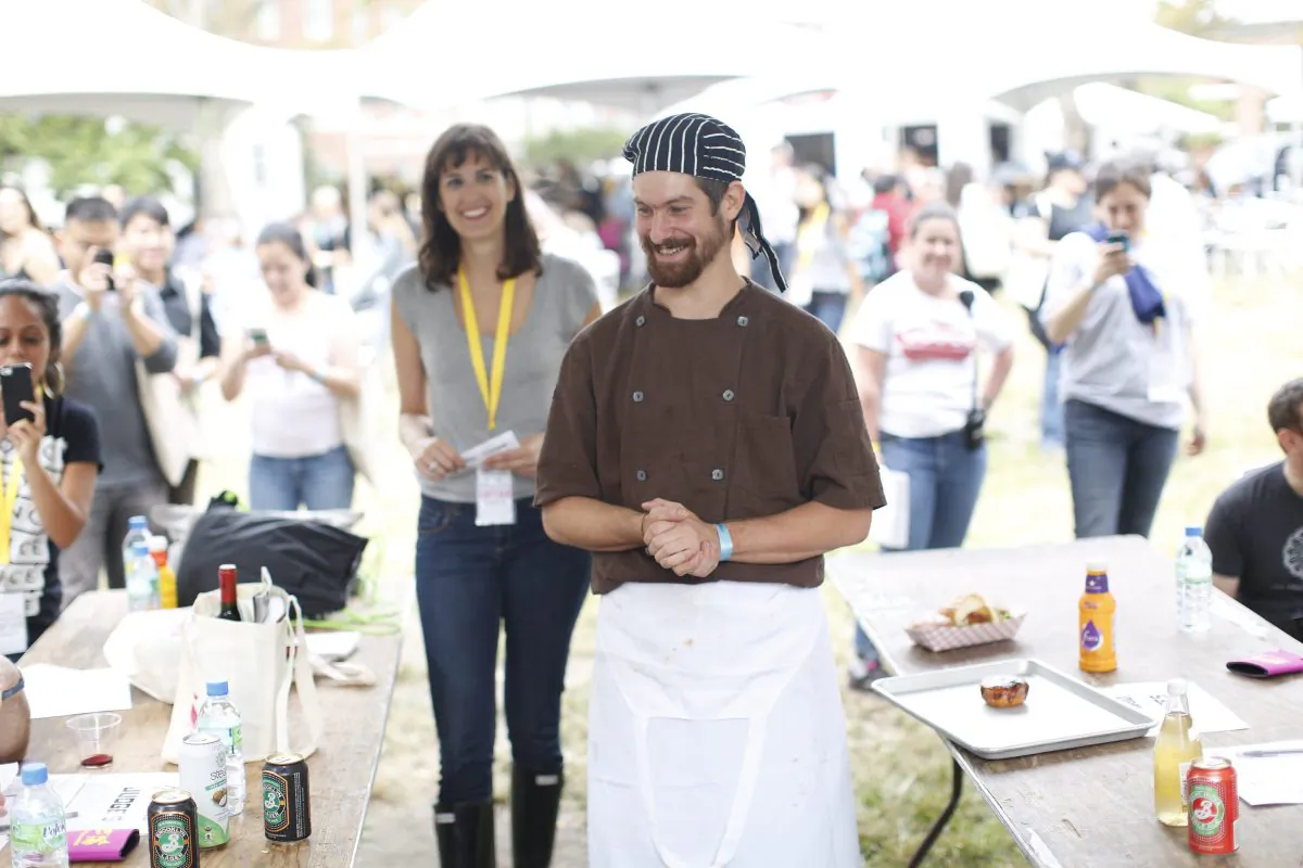 Adam Sobel, owner of the Cinnamon Snail and winner of this year's Vendy Cup.

Courtesy of Vendy Awards