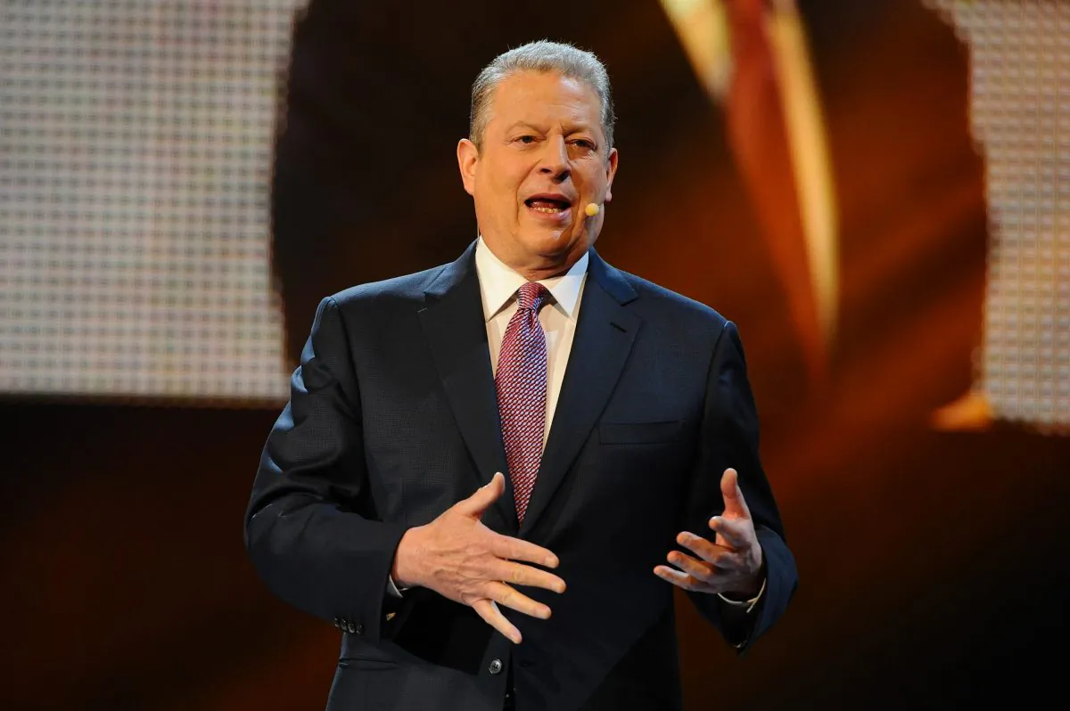 Al Gore speaks at an event in London, England, on March 7. (Anthony Harvey/Getty Images for Free The Children)