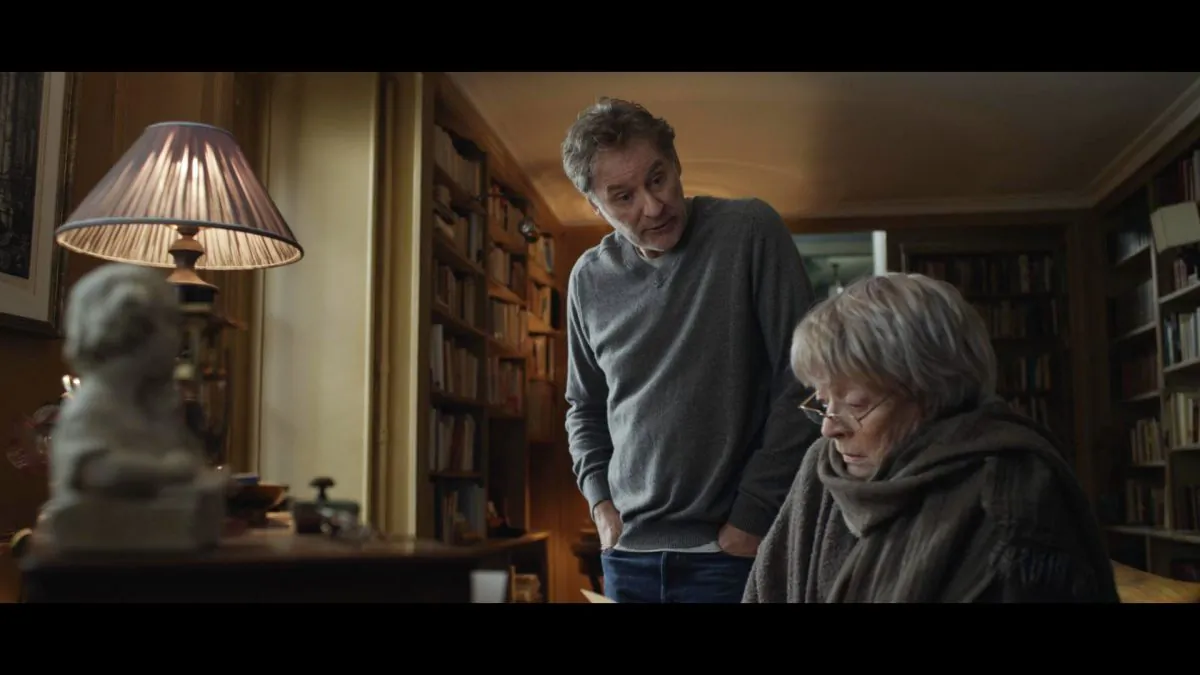 Kevin Kline and Maggie Smith in a film still of Israel Horowitz's "My Old Lady." (Cohen Group Media)
