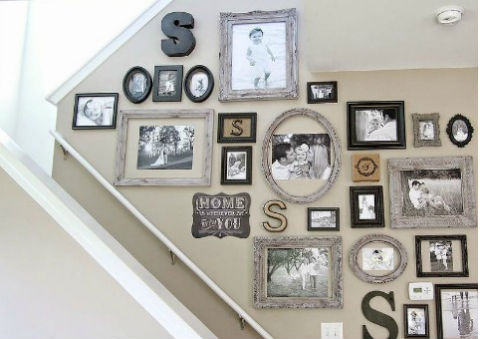 Picture Gallery Wall via Hometalker Bless'er House