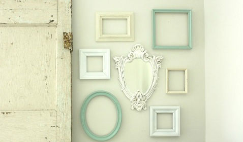Gallery Wall of Frames via Hometalker Megan Brooke H