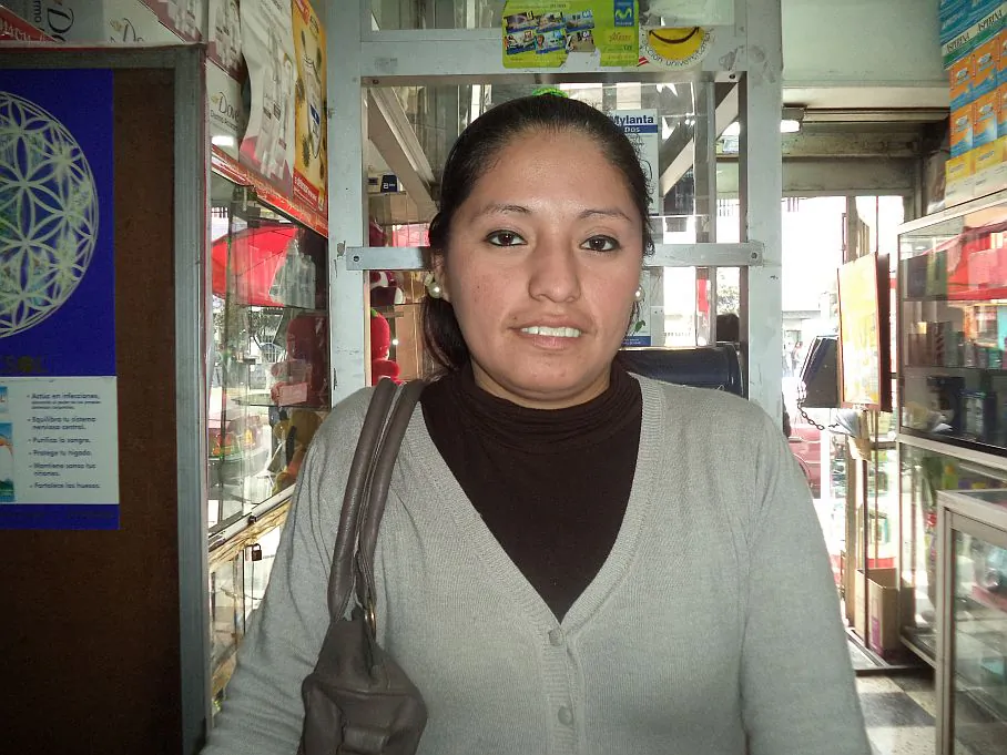 Lima Peru: Janny Guillermo, 32, Pharmaceutical Technician: I believe that a well-balanced diet does not need supplements. Although there are cases when a person is in a special state, such as: pregnancy, stressful situations, or doing intensive workouts, et cetera, they do need dietary supplementbecause they are not getting enough vitamins so the requirement is greater.