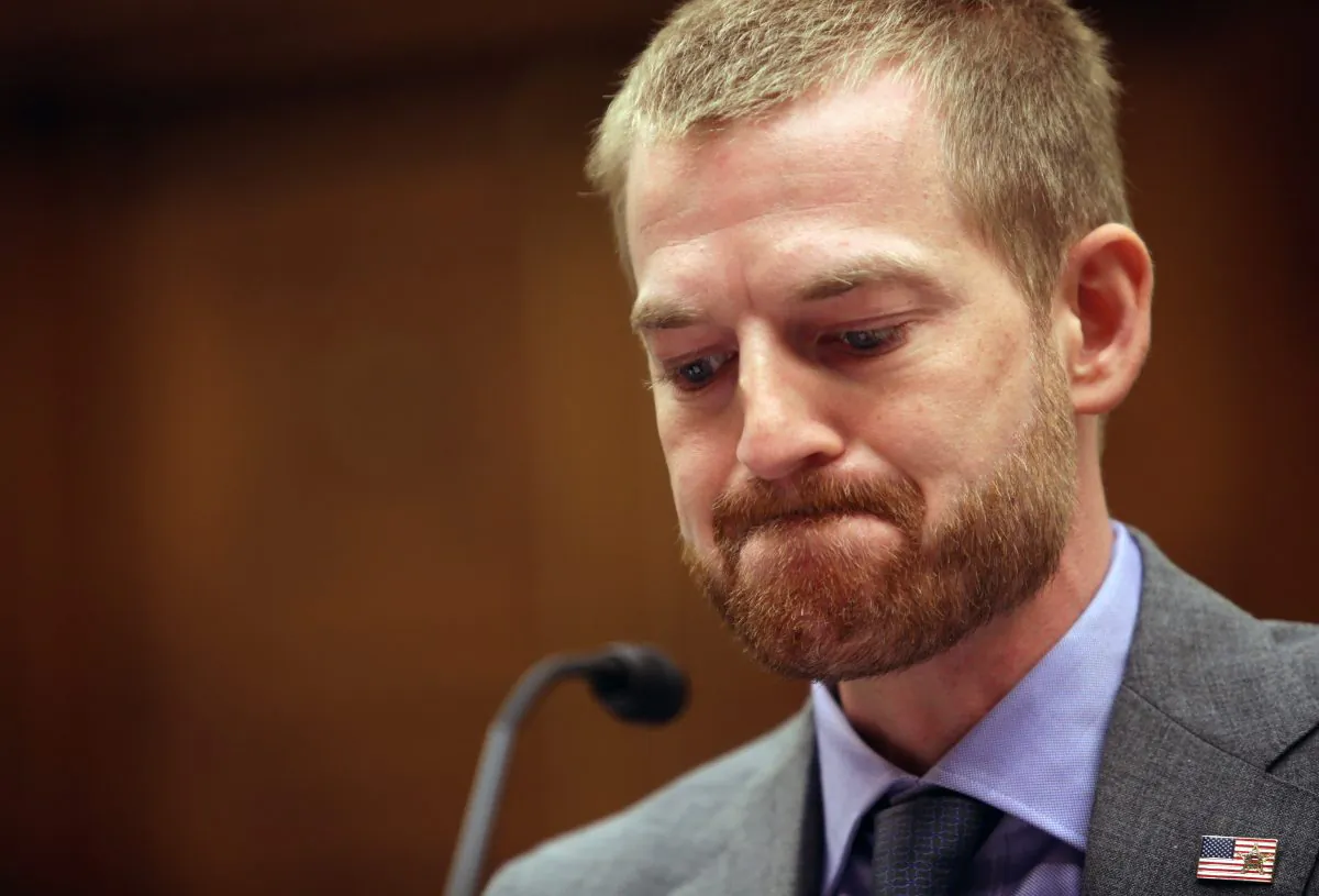 Medical missionary and Ebola survivor Dr. Kent Brantly pauses as he testifies during a hearing before the Africa, Global Health, Global Human Rights, and International Organizations Subcommittee of the House Foreign Affairs Committee in Washington, D.C., on Sept. 16, 2014. (Alex Wong/Getty Images)