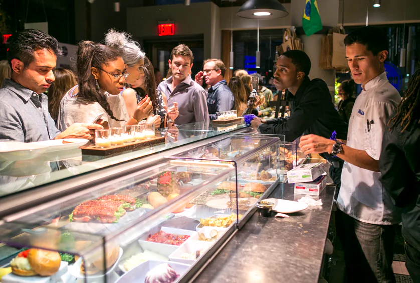 At Brazilia Cafe's launch party on Sept. 23. (Samira Bouaou/Epoch Times)