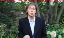 Paul McCartney Gives Up Meat, with a Beat (Video)