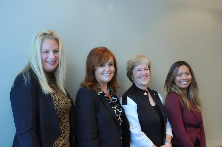 Women of Baker Real Estate: (L-R) Krista Jackson, Barbara Lawlor (President), Kathy Grant, Kimberly Crescini. 