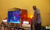 Video: Shaq’s Humongous Fish Tank Made From a Real Diesel Truck