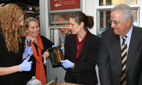 Jay Street Metrotech Time Capsule Unveiled After 64 Years, to Find…Mud