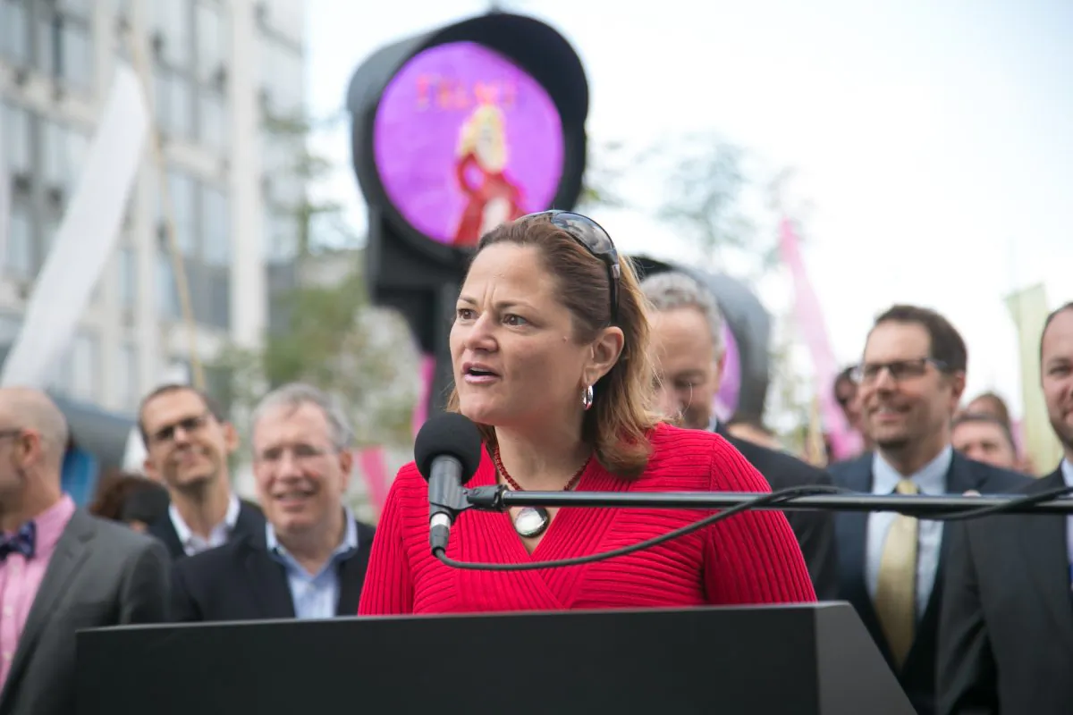 Speaker of the New York City Council Melissa Mark-Viverito attends High Line At The Rail Yards Dedication And Opening Ceremony at Highline in New York City on Sept. 20, 2014. She announced a bill Thursday that she will introduce on Oct. 7, under which New York will no longer honor Immigration and Customs Enforcement requests for detainment of illegal immigrants without a warrant from a federal judge. (Jason Carter Rinaldi/Getty Images)