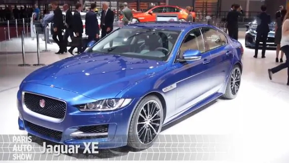 Video: The New Jaguar XE at the Paris Auto Show