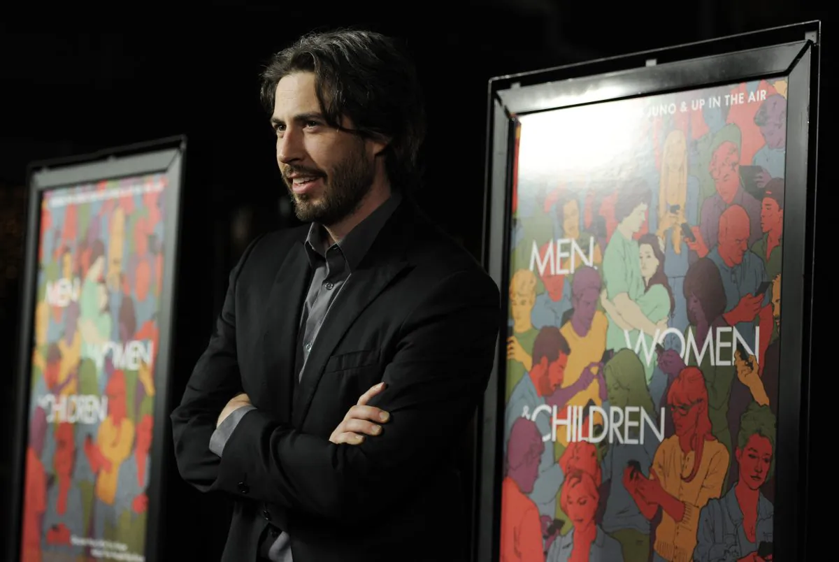 Jason Reitman, director, co-writer and co-producer of "Men, Women & Children," arrives at the premiere of the film at the Directors Guild of America on Tuesday, Sept. 30, 2014, in Los Angeles. (Photo by Chris Pizzello/Invision/AP)