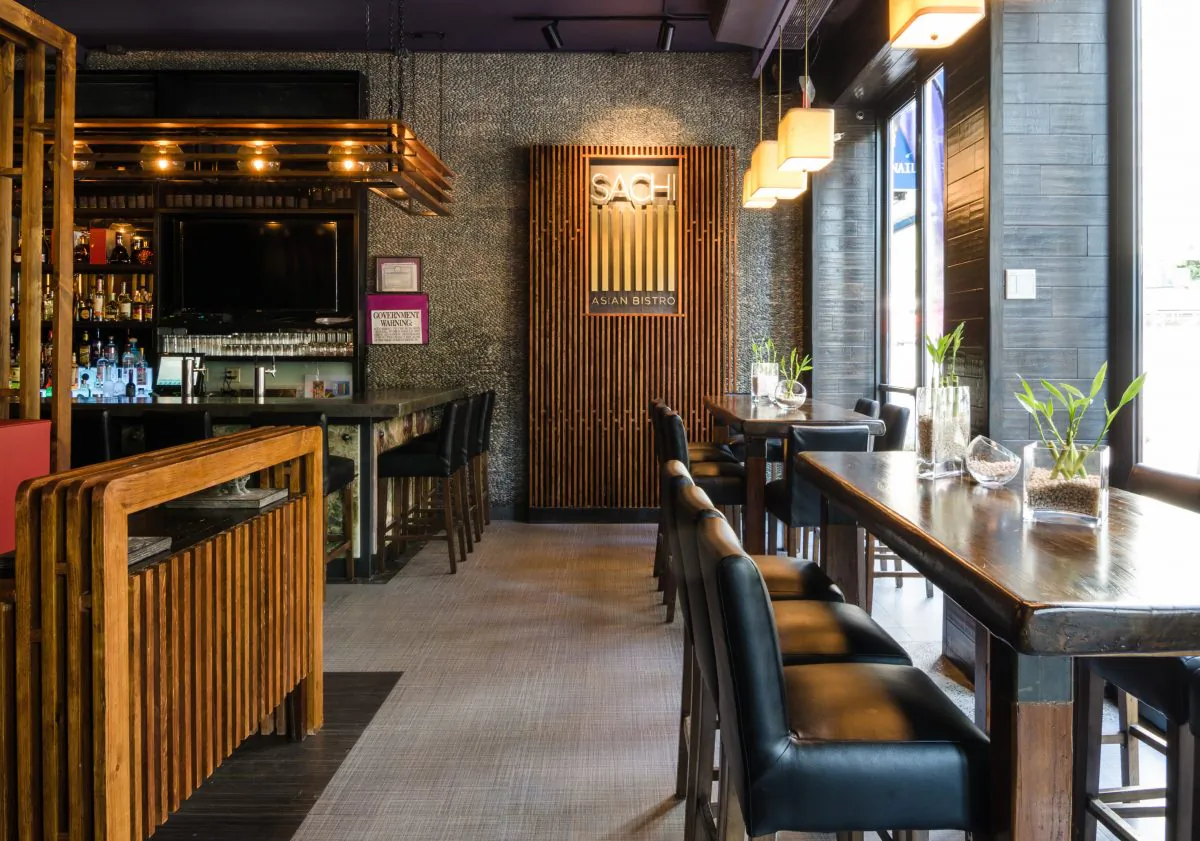 The entrance at Sachi. (Courtesy of Sachi)