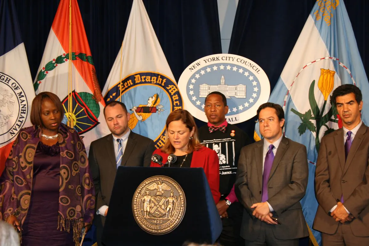 City Council Speaker Melissa Mark-Viverito in the Red Room at City Hall, Manhattan, N.Y., on Oct. 7, 2014. (Shannon Liao/Epoch Times)